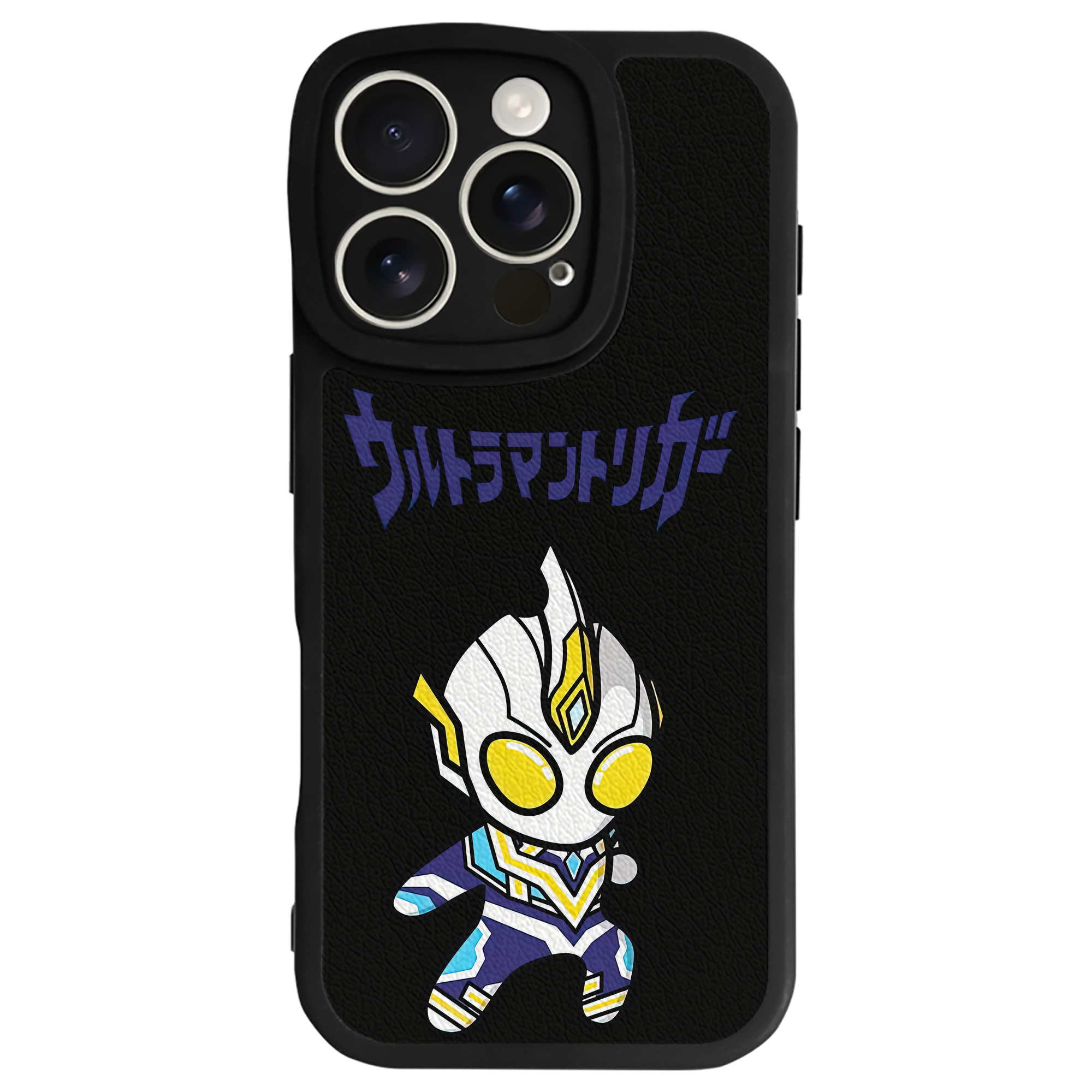 （画像用） ウルトラマン Ultraman 【iPhone 16シリーズ対応】シリコンスマホケース（レザー調） 材質：シリコン
